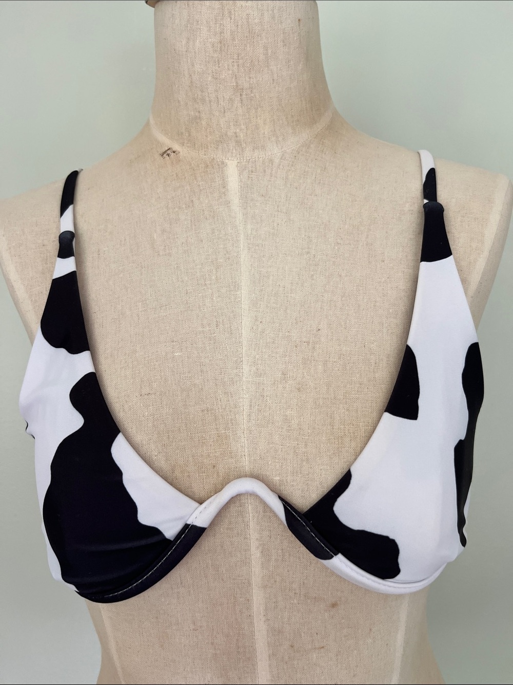 Black and White Cow Print swimwear
